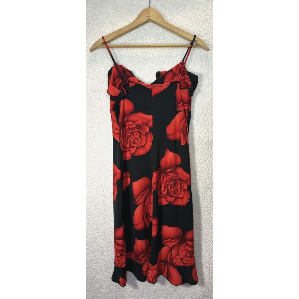 La Belle Rose slip Dress Dead-stock Y2K Fixed Straps - Picture 6 of 7